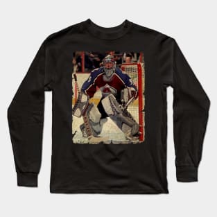 Patrick Roy, 1998 in Colorado Avalanche (37 Shutouts) Long Sleeve T-Shirt